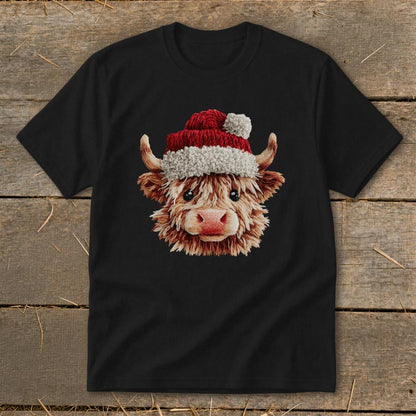 Faux Yarn Cow Youth Tee
