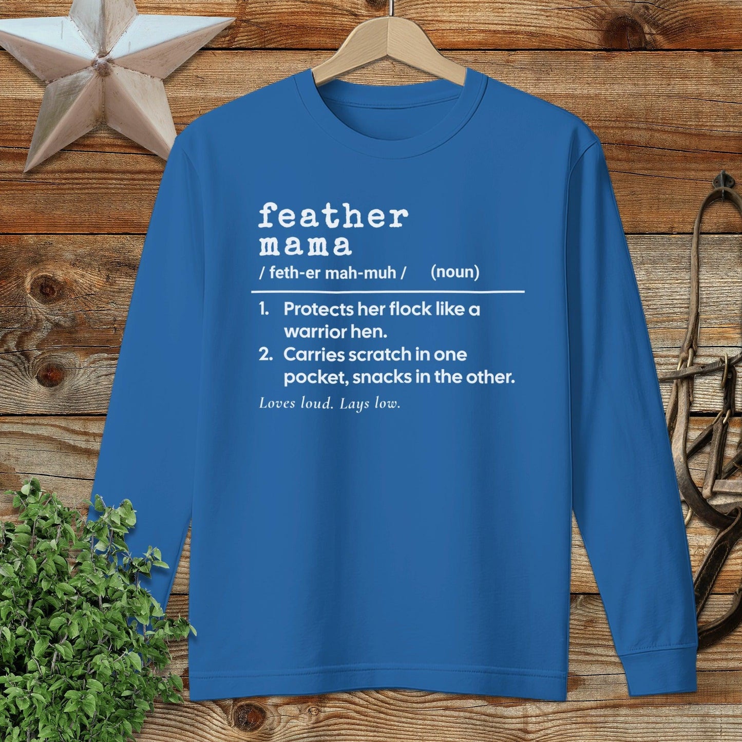 Feather Mama Definition Long Sleeve Tee