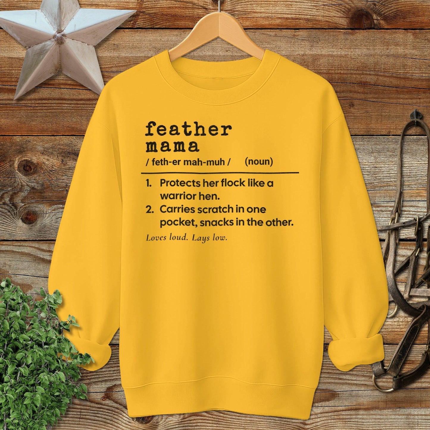 Feather Mama Definition Sweatshirt