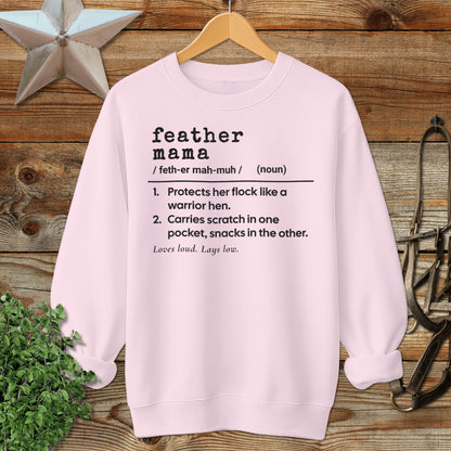 Feather Mama Definition Sweatshirt