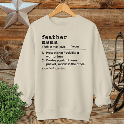 Feather Mama Definition Sweatshirt