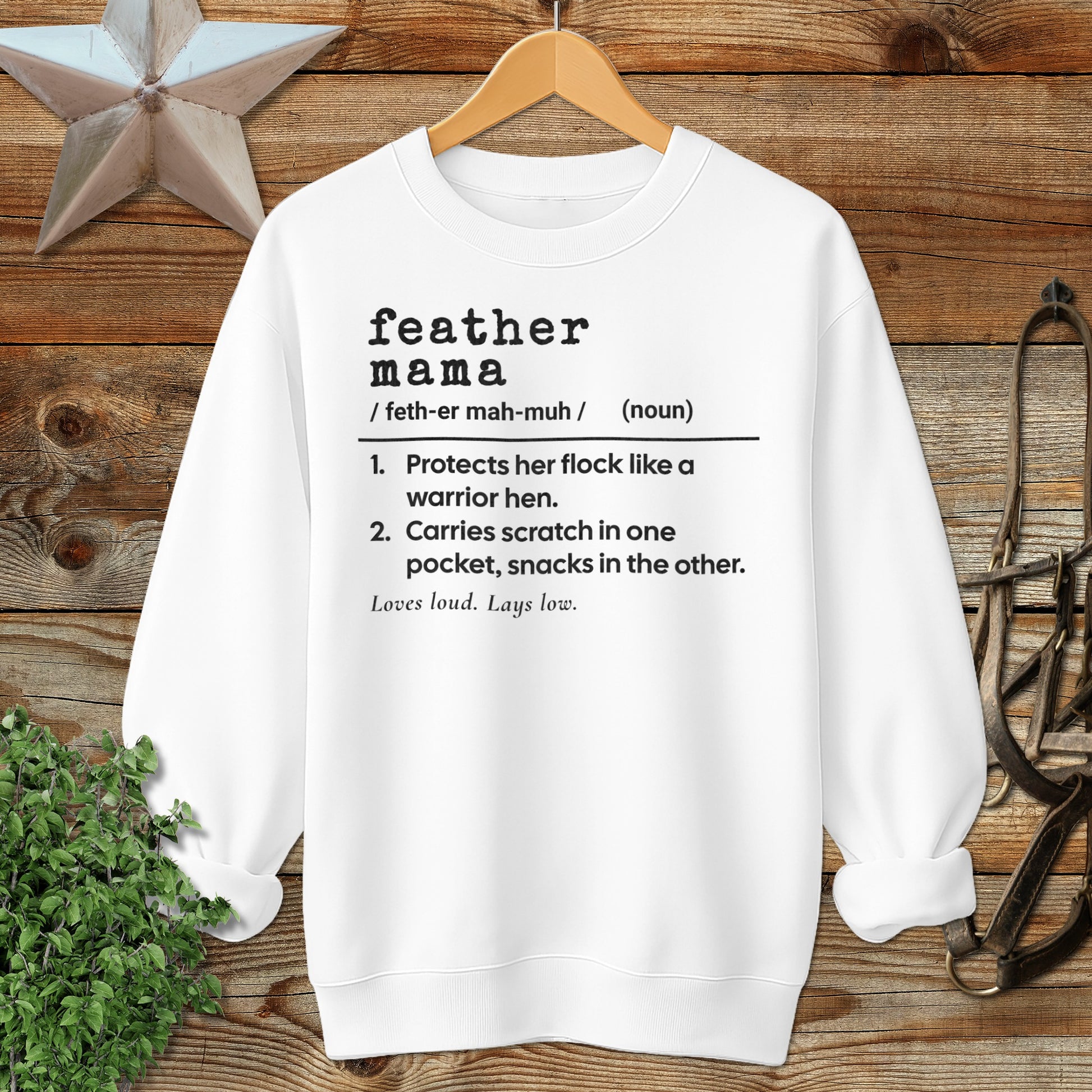 Feather Mama Definition Sweatshirt