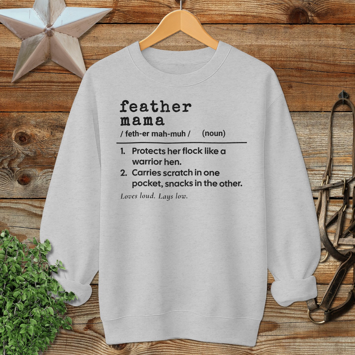 Feather Mama Definition Sweatshirt