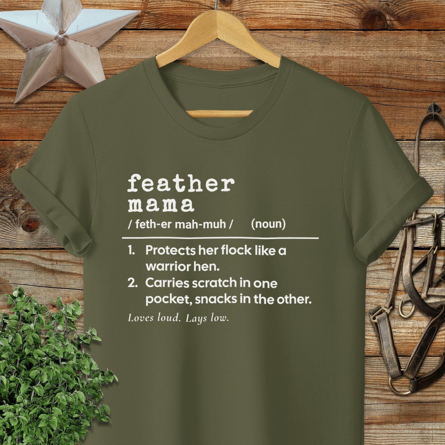 Feather Mama Definition T-shirt