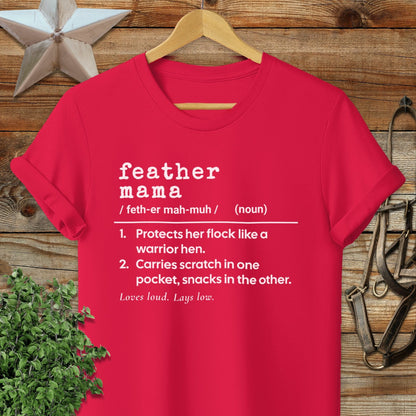 Feather Mama Definition T-shirt
