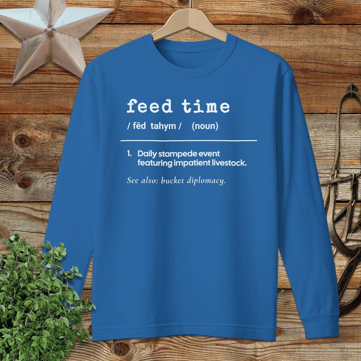 Feed Time Definition Long Sleeve Tee