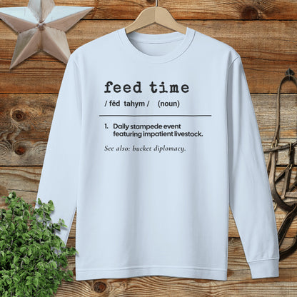 Feed Time Definition Long Sleeve Tee