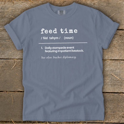 Feed Time Definition Signature Tee