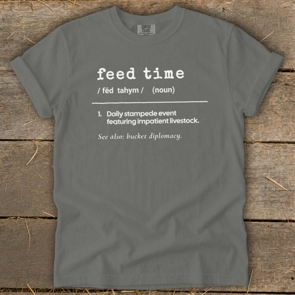 Feed Time Definition Signature Tee