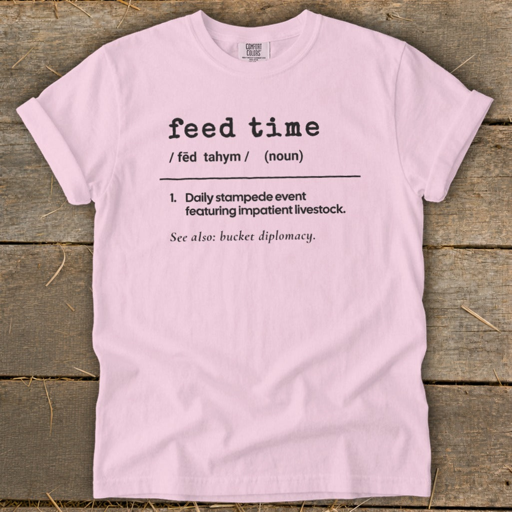 Feed Time Definition Signature Tee