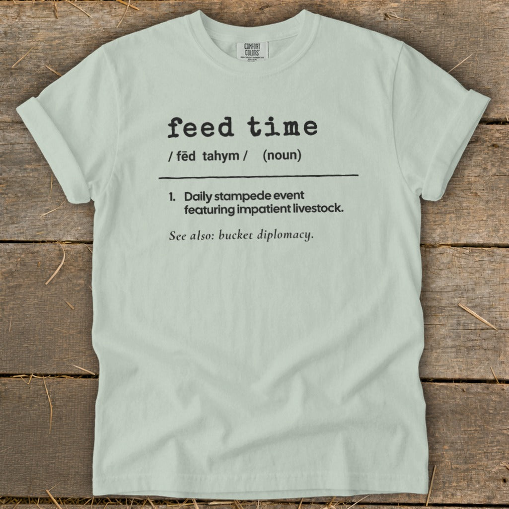 Feed Time Definition Signature Tee