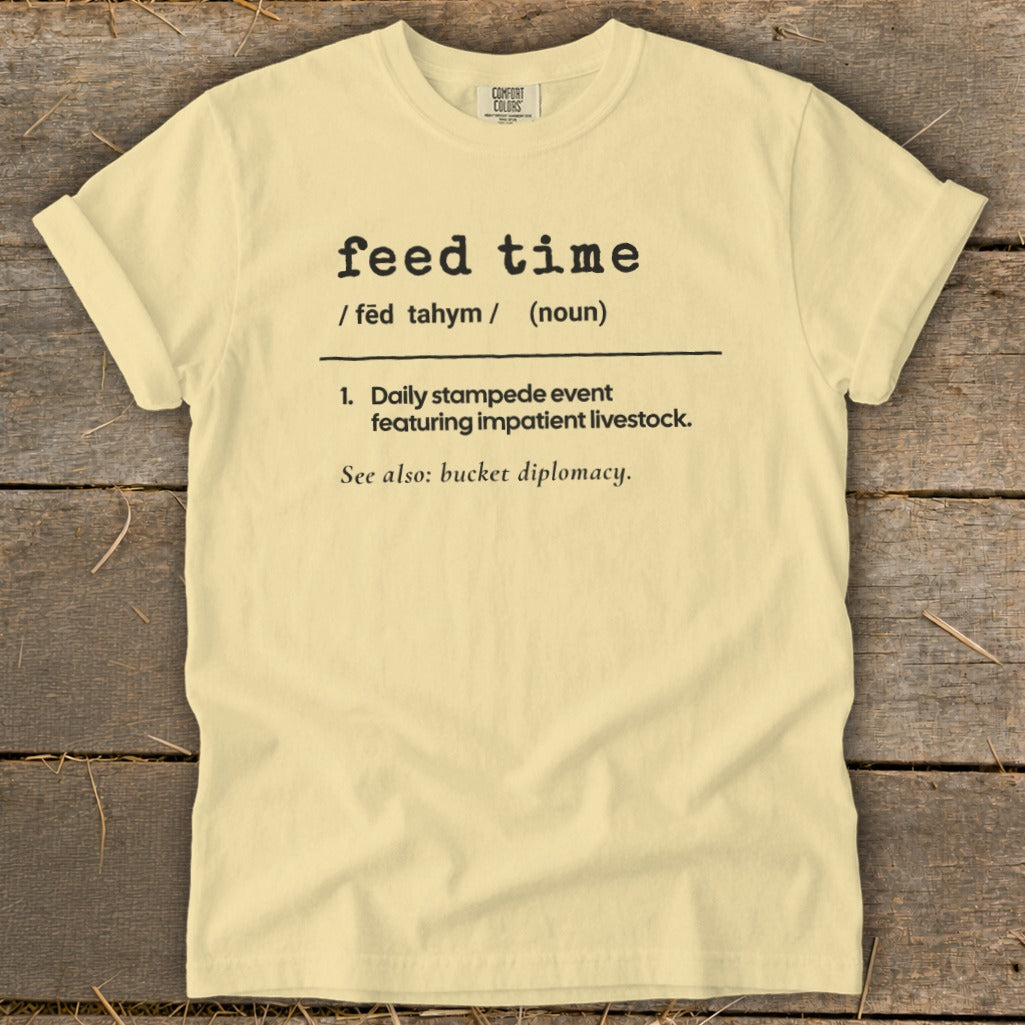 Feed Time Definition Signature Tee