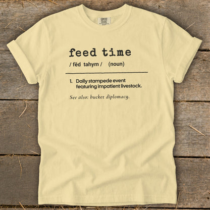 Feed Time Definition Signature Tee
