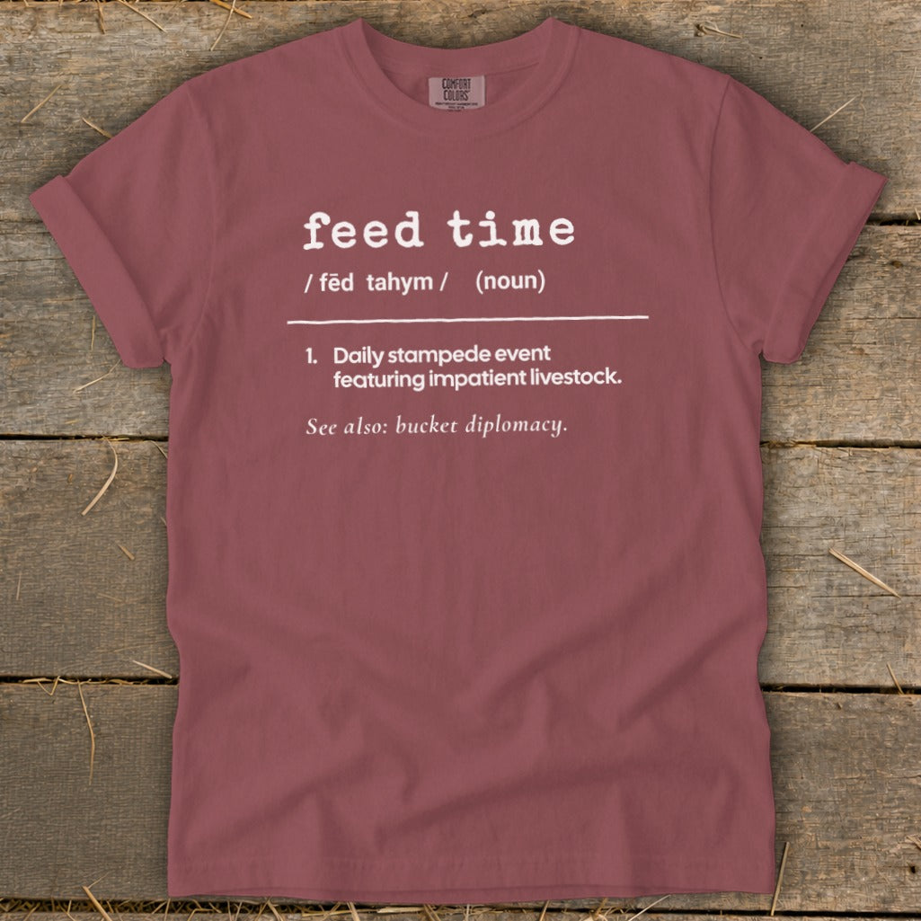 Feed Time Definition Signature Tee