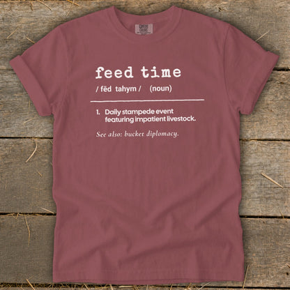 Feed Time Definition Signature Tee