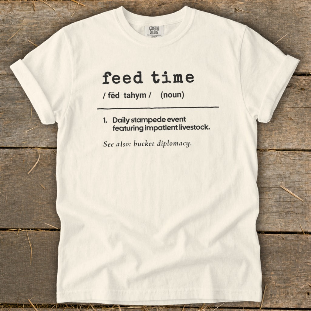 Feed Time Definition Signature Tee