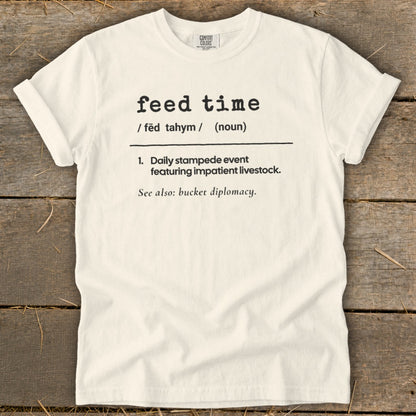 Feed Time Definition Signature Tee