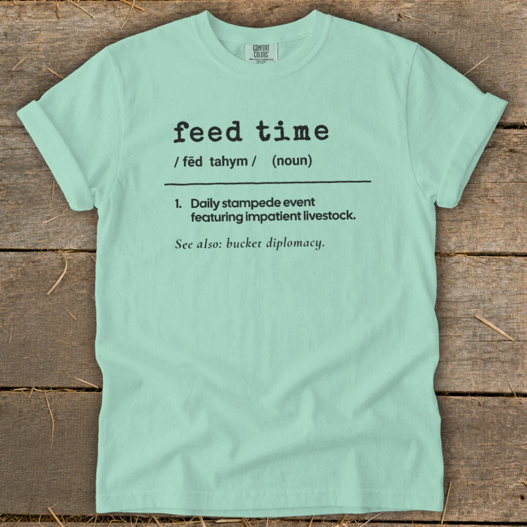 Feed Time Definition Signature Tee