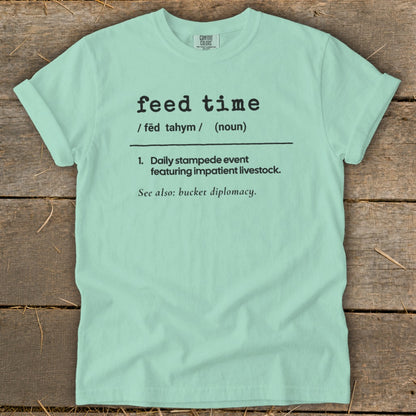 Feed Time Definition Signature Tee