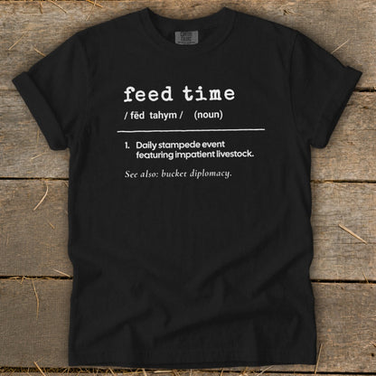 Feed Time Definition Signature Tee