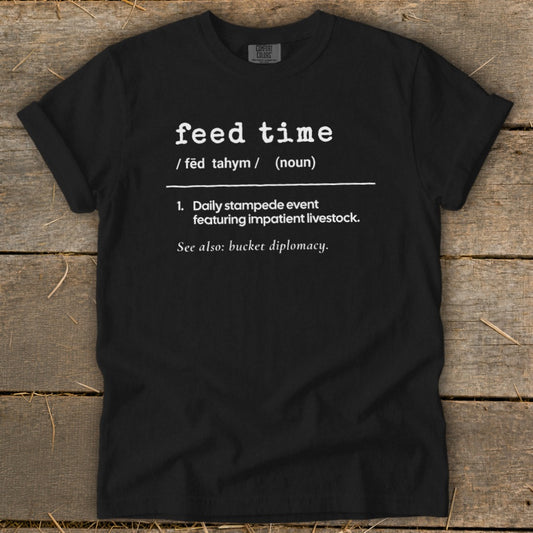Feed Time Definition Signature Tee