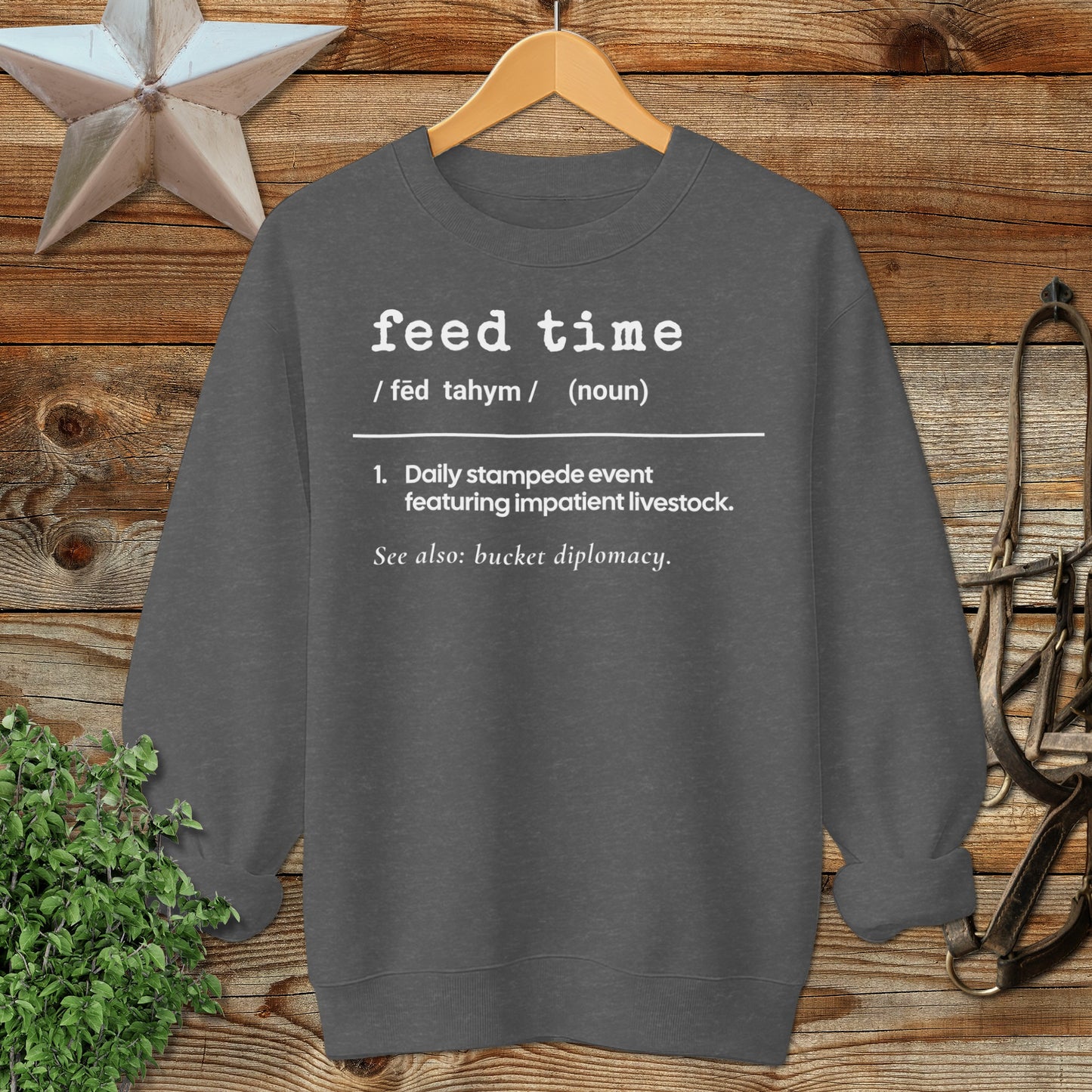 Feed Time Definition Sweatshirt