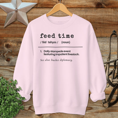 Feed Time Definition Sweatshirt