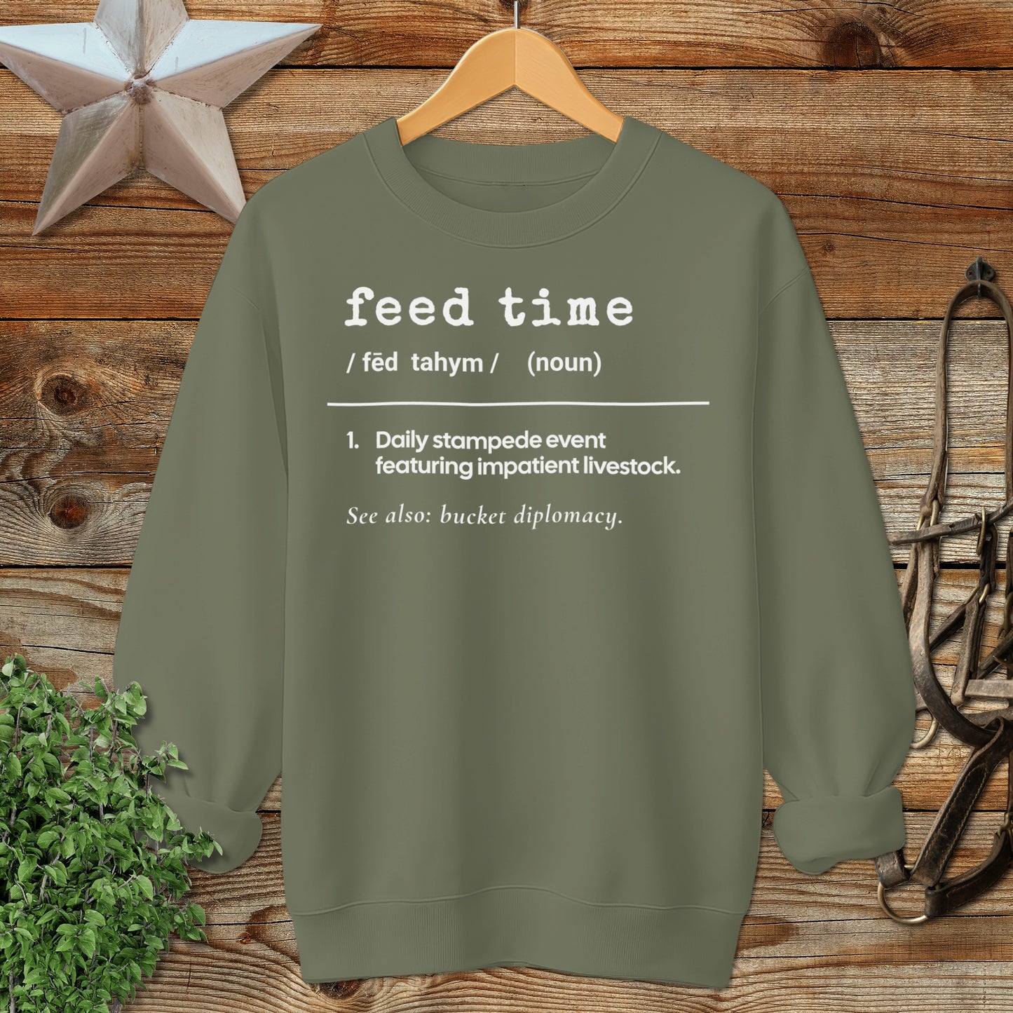 Feed Time Definition Sweatshirt