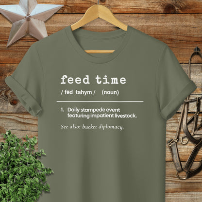 Feed Time Definition T-shirt