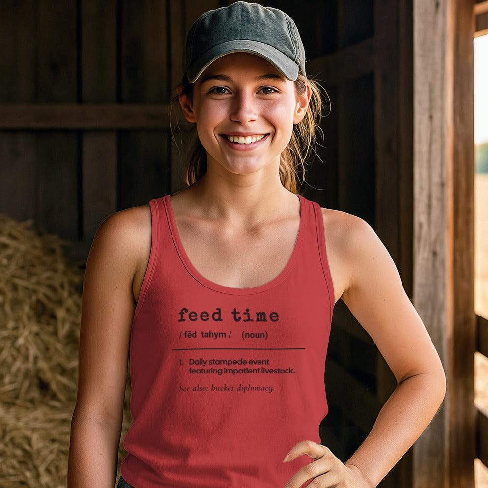 Feed Time Definition Tank Top