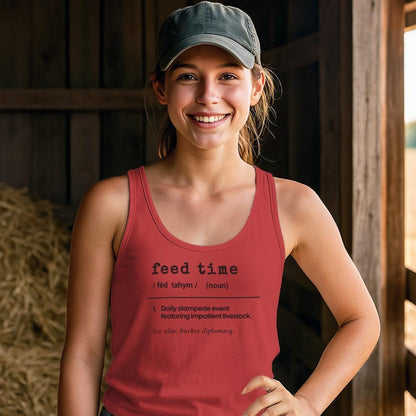 Feed Time Definition Tank Top