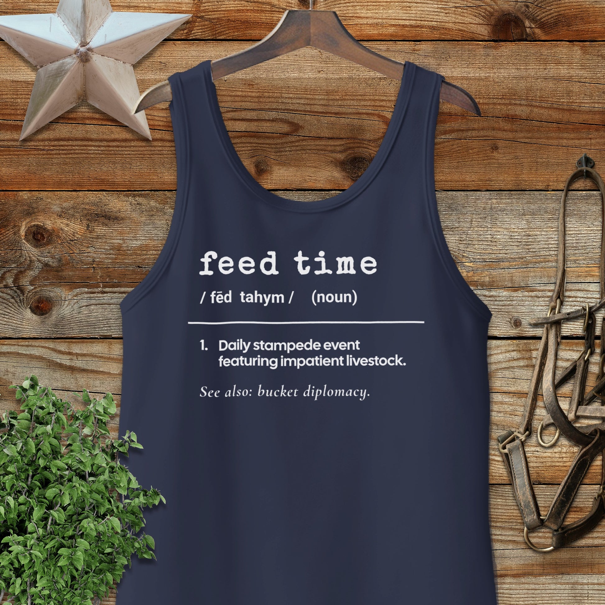 Feed Time Definition Tank Top
