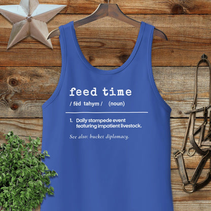 Feed Time Definition Tank Top