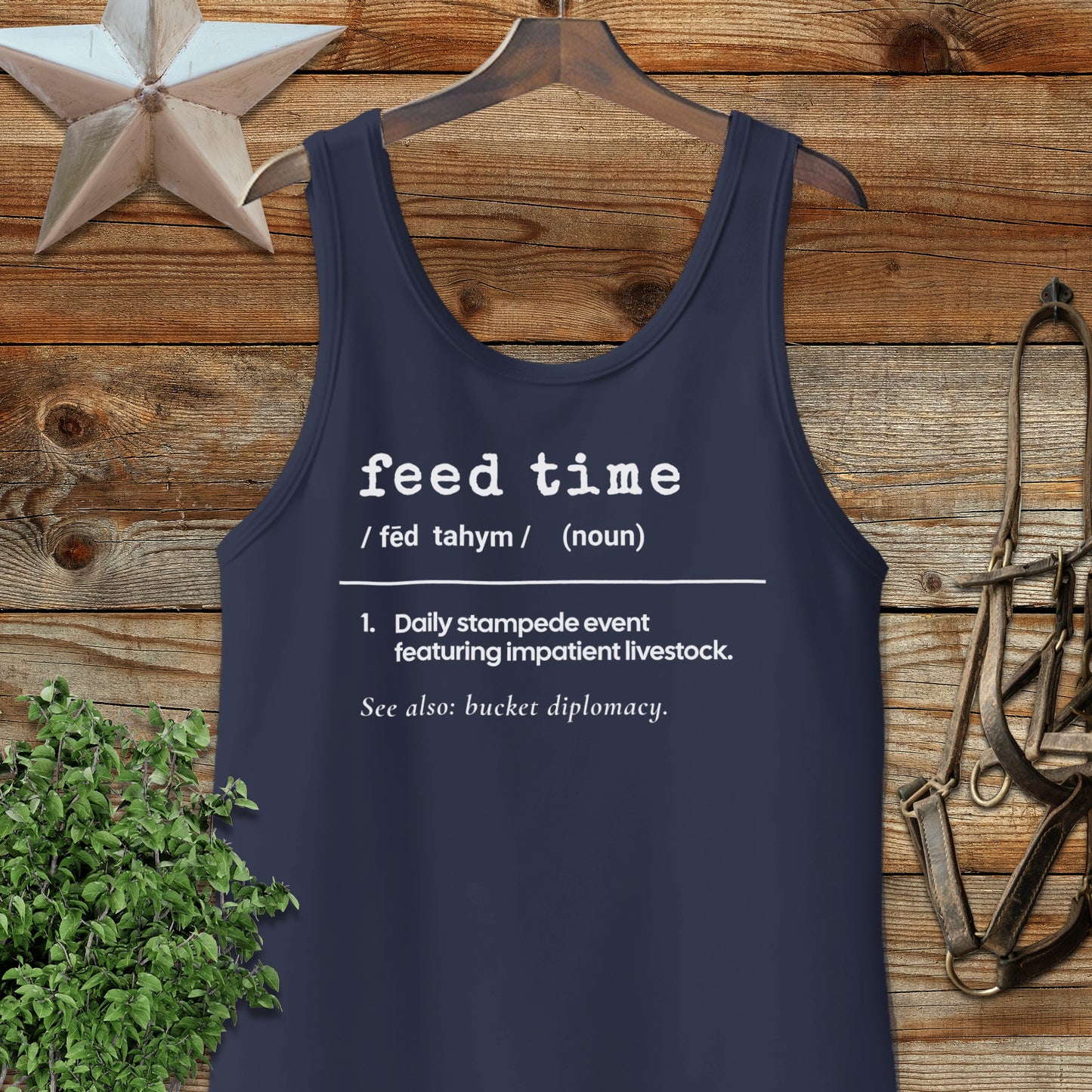 Feed Time Definition Tank Top