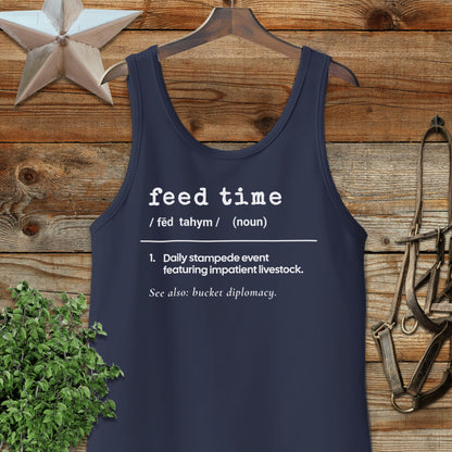 Feed Time Definition Tank Top