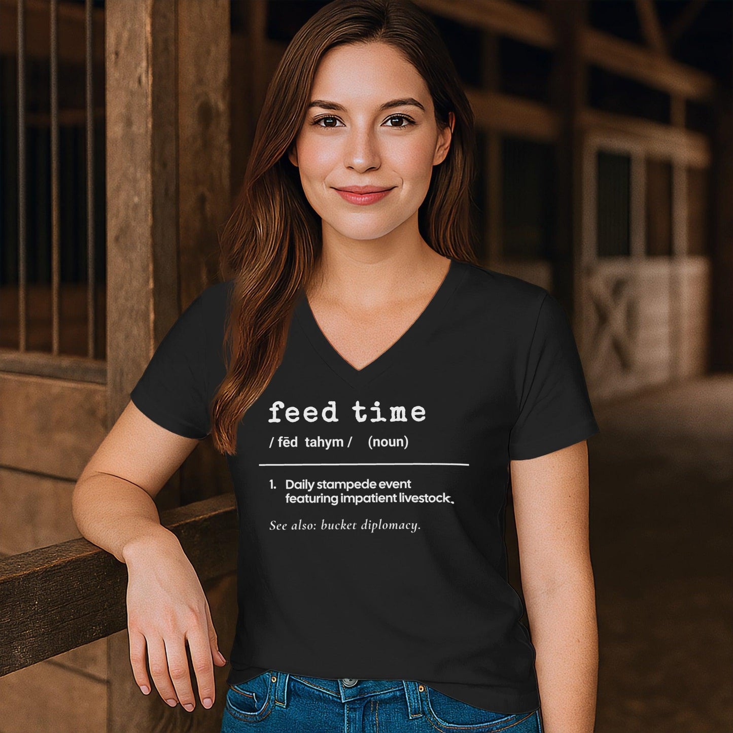 Feed Time Definition V-neck