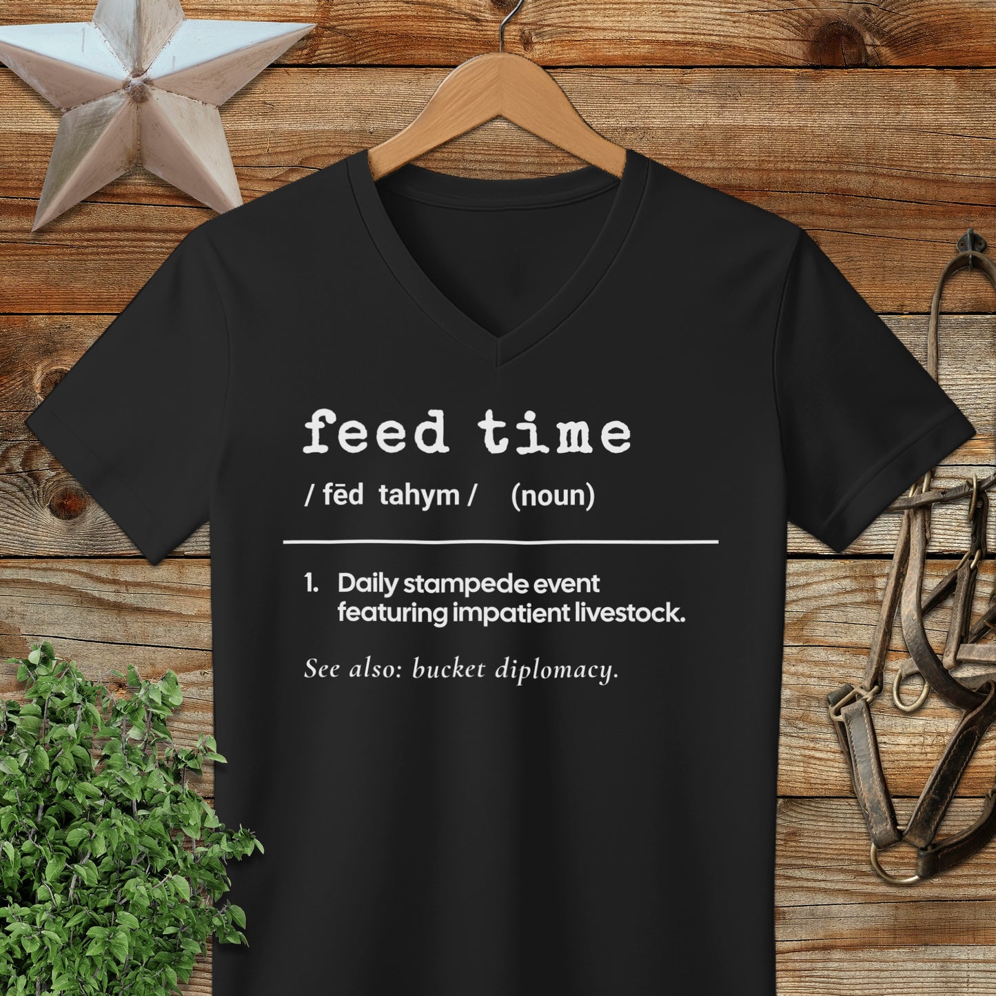 Feed Time Definition V-neck