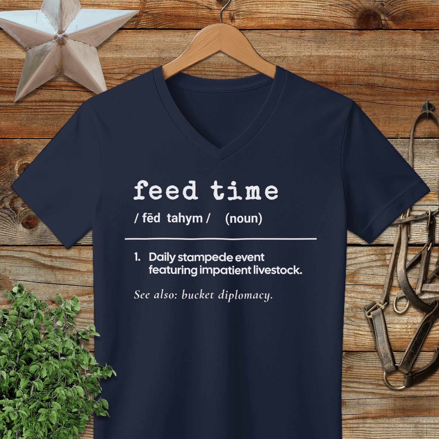 Feed Time Definition V-neck