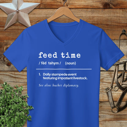 Feed Time Definition V-neck