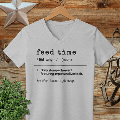 Feed Time Definition V-neck