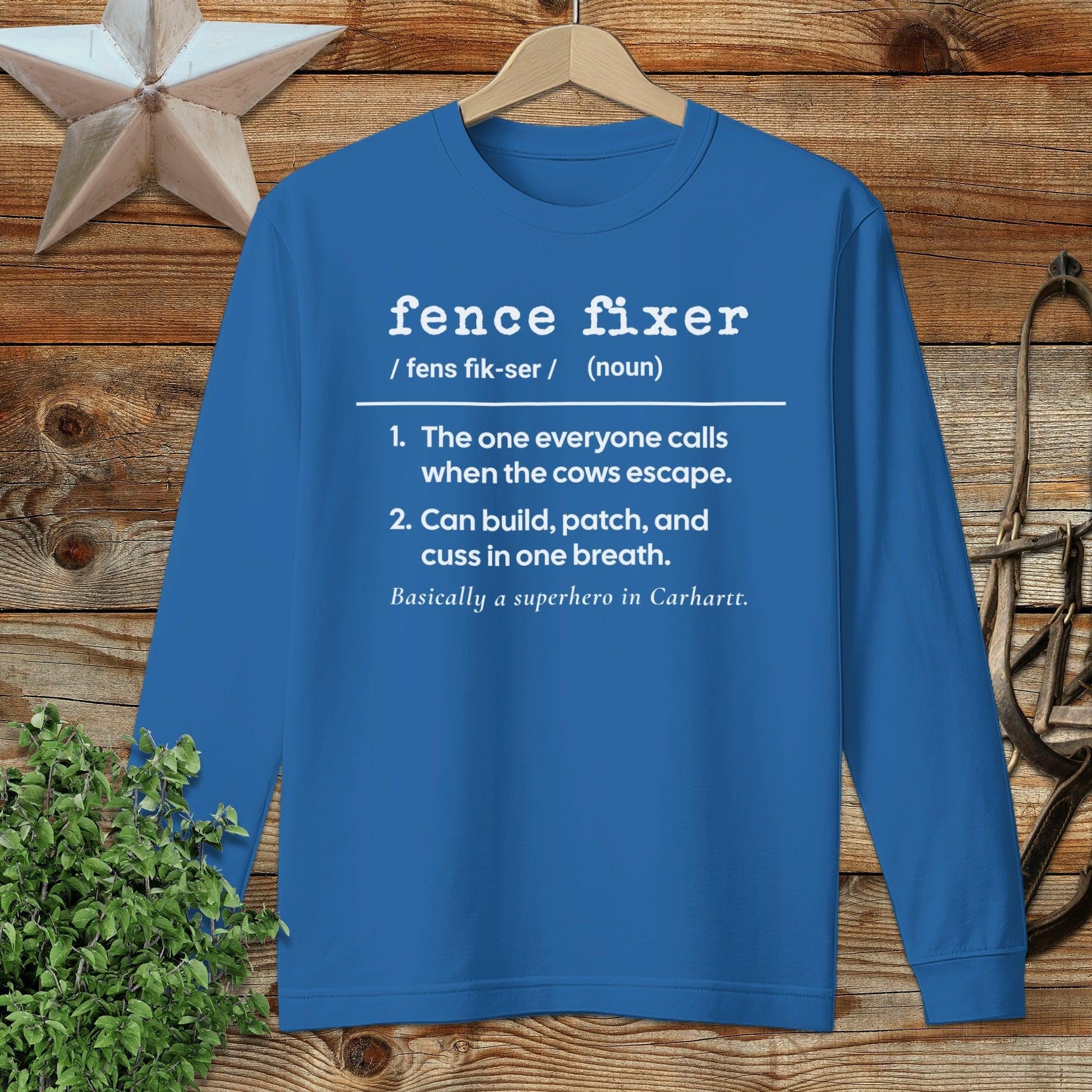 Fence Fixer Definition Long Sleeve Tee