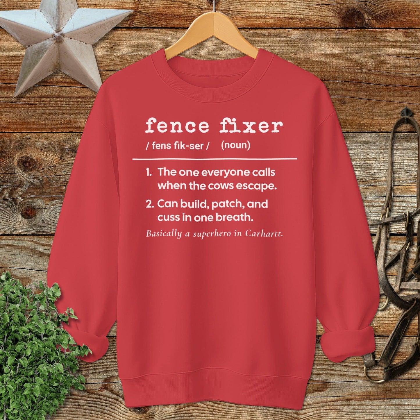Fence Fixer Definition Sweatshirt