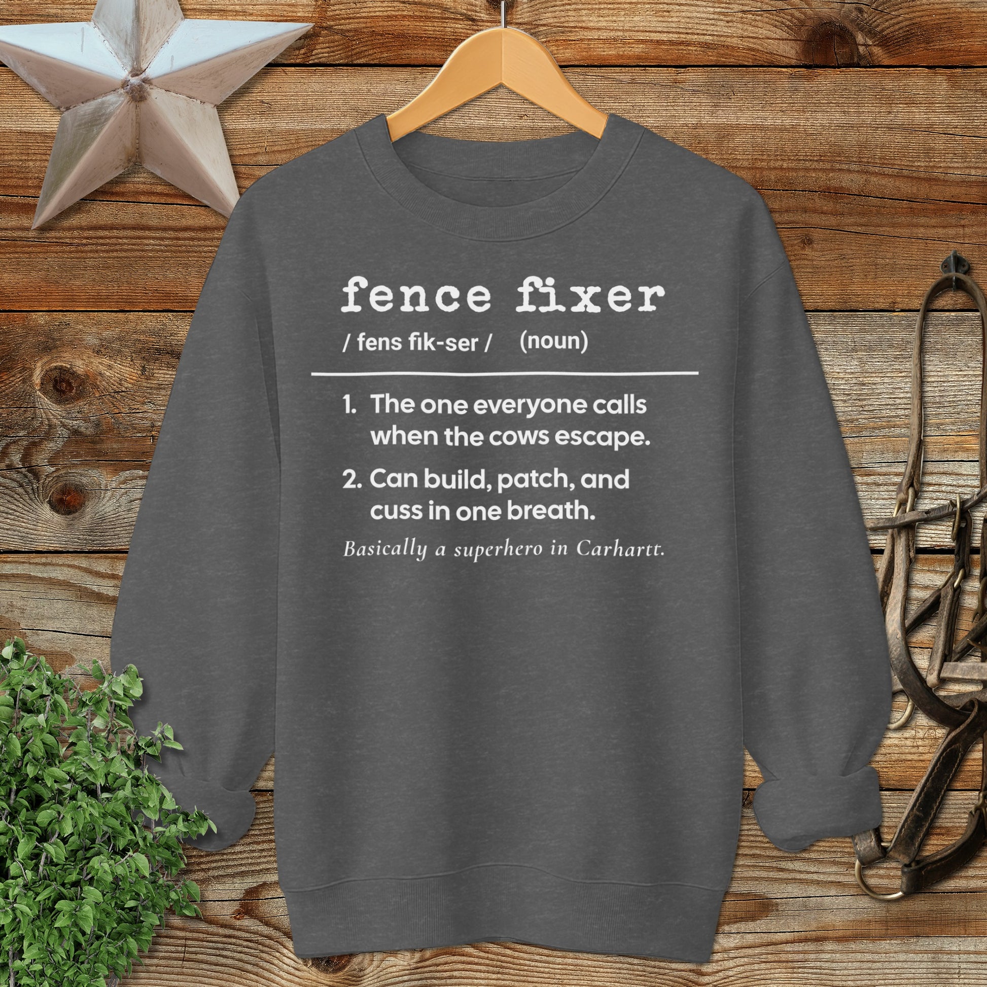 Fence Fixer Definition Sweatshirt
