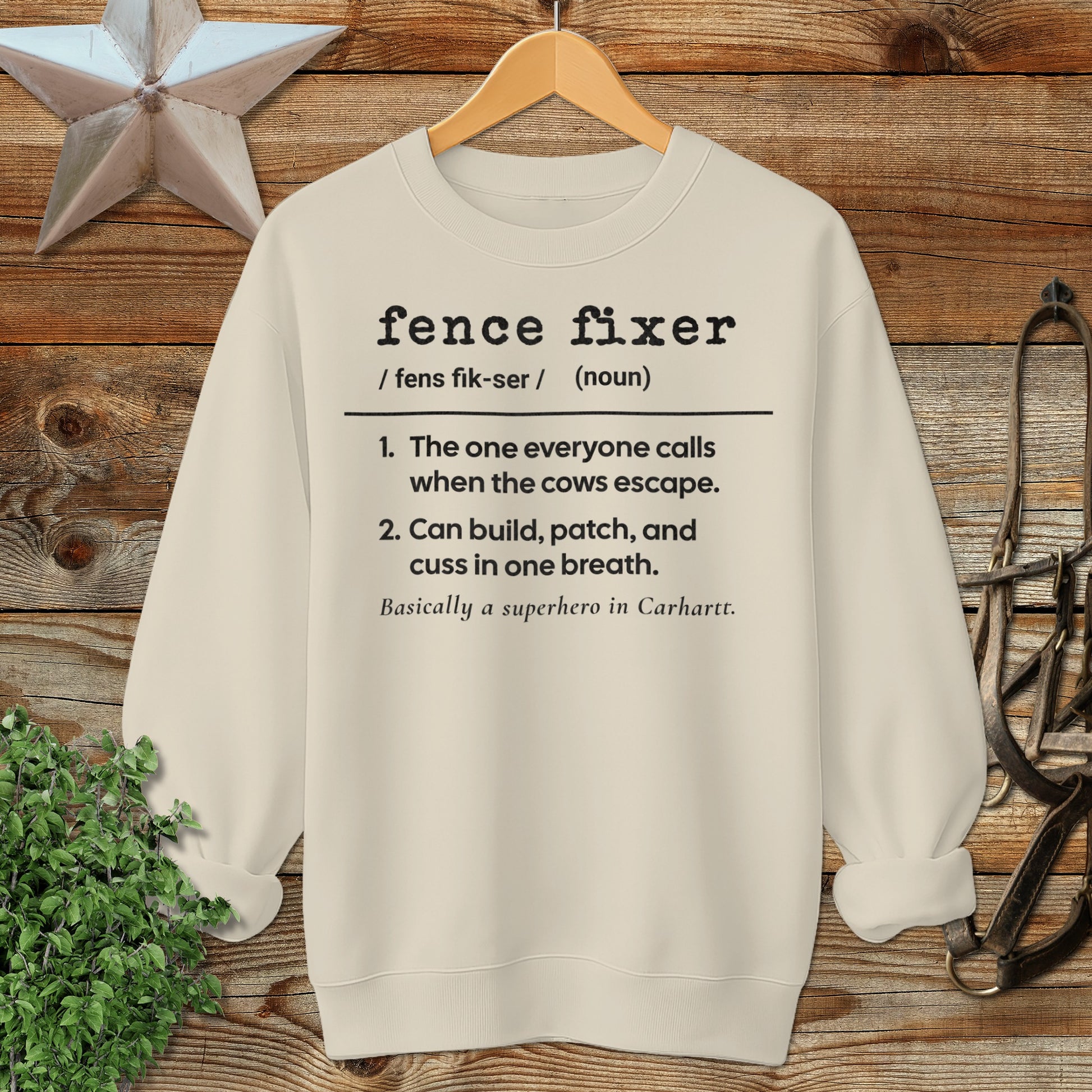 Fence Fixer Definition Sweatshirt