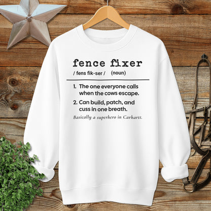 Fence Fixer Definition Sweatshirt