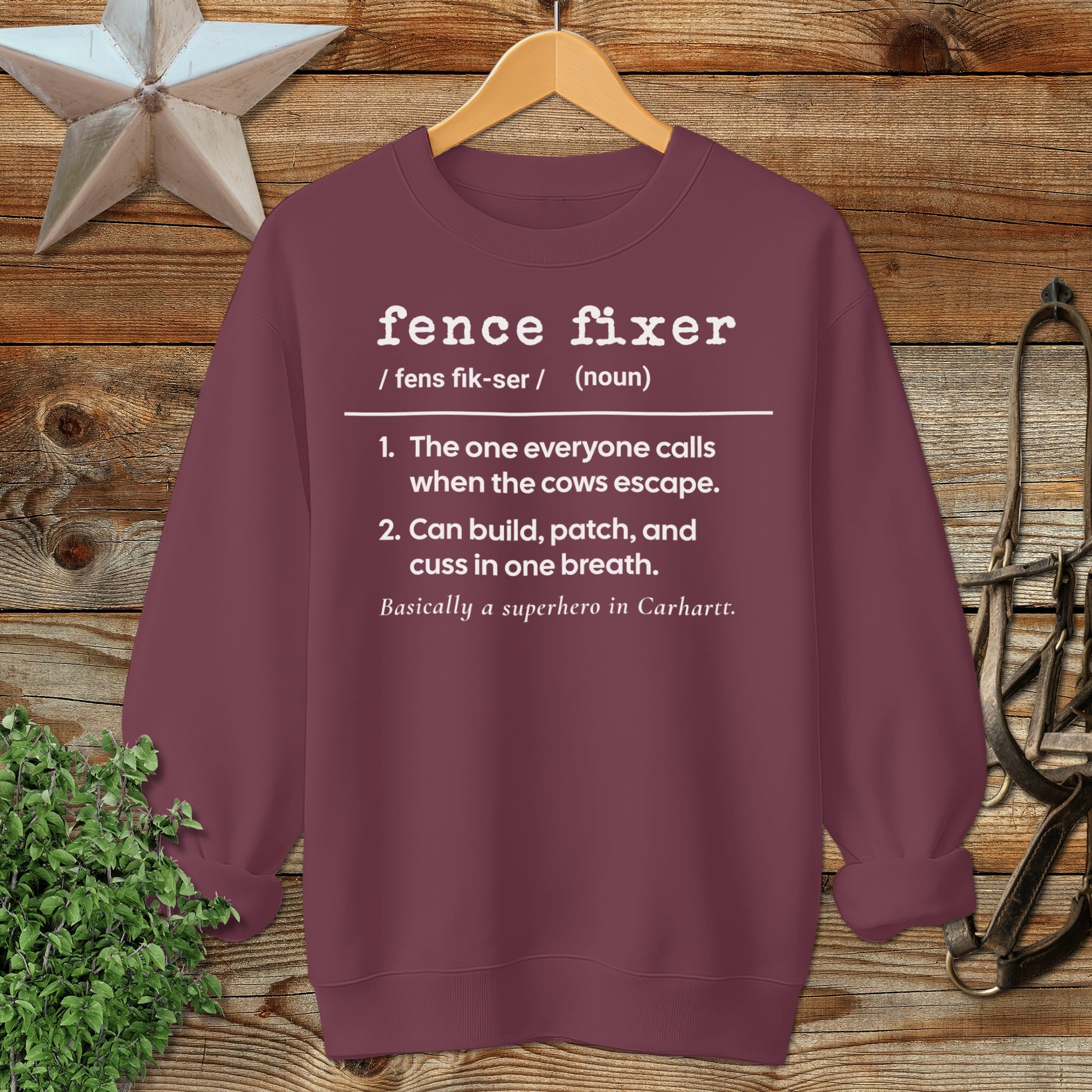 Fence Fixer Definition Sweatshirt