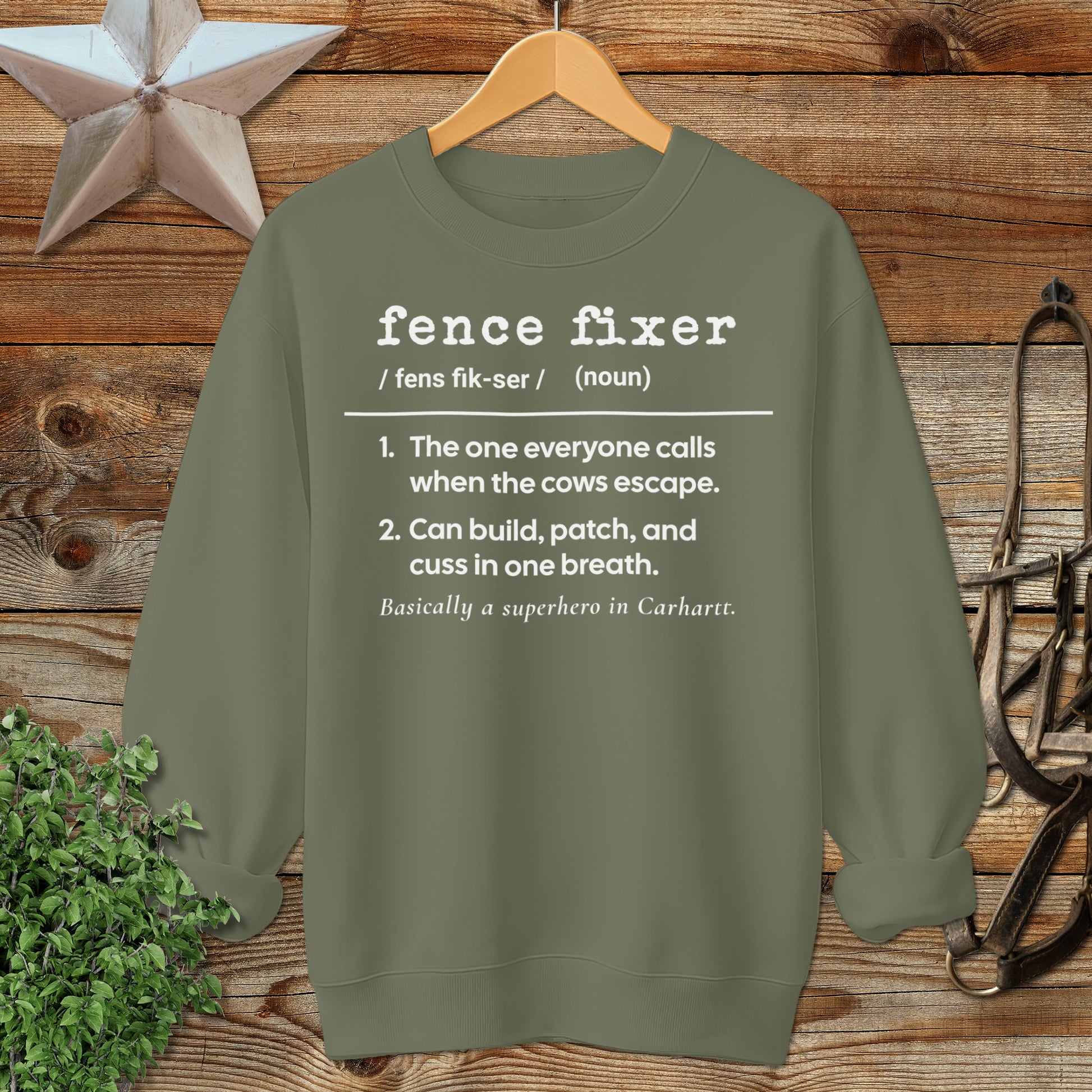 Fence Fixer Definition Sweatshirt