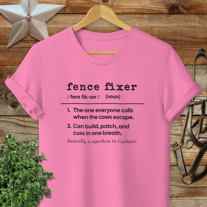 Fence Fixer Definition T-shirt