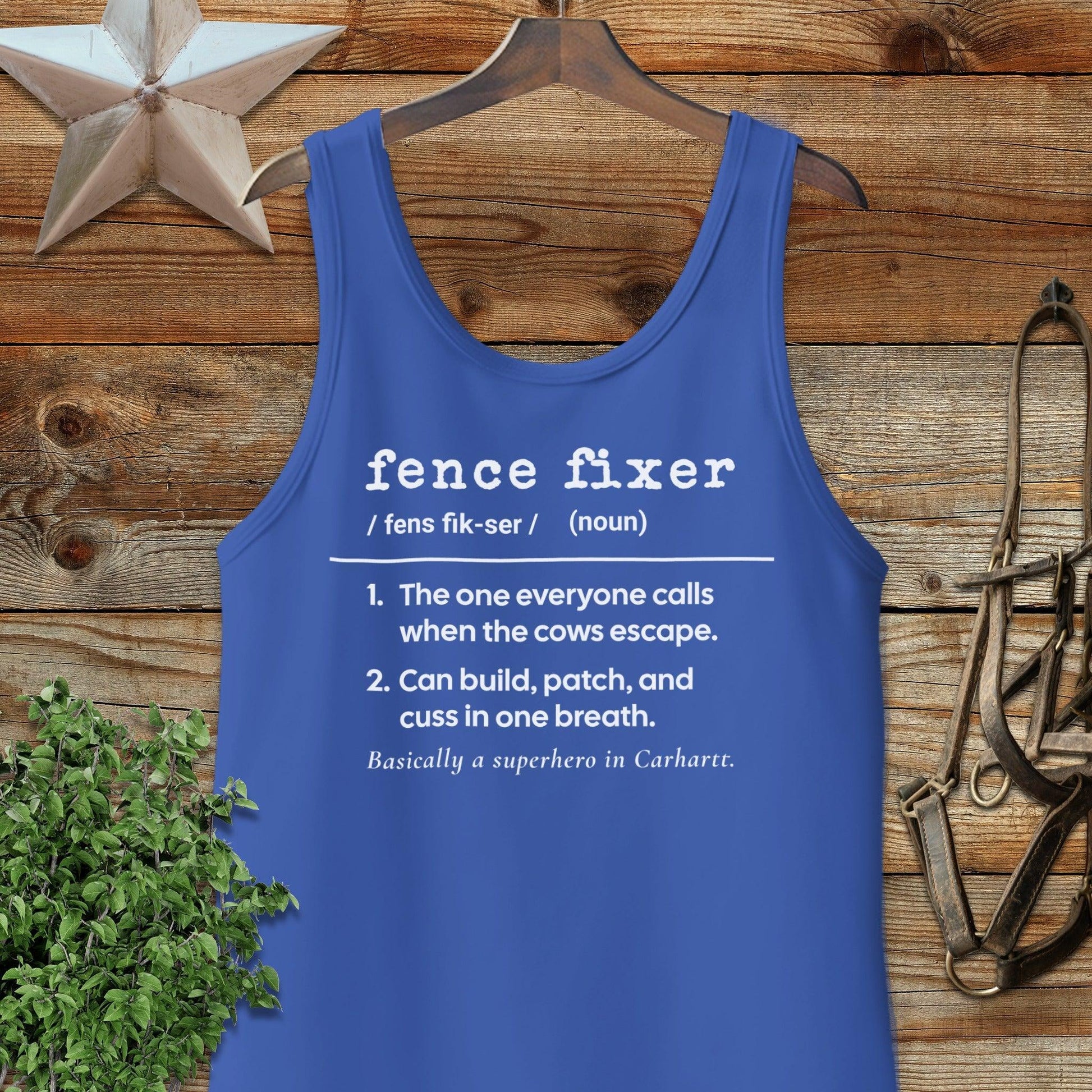 Fence Fixer Definition Tank Top