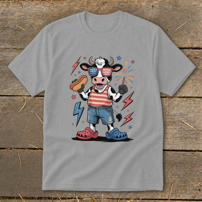 Festive 4th Cow Youth Tee